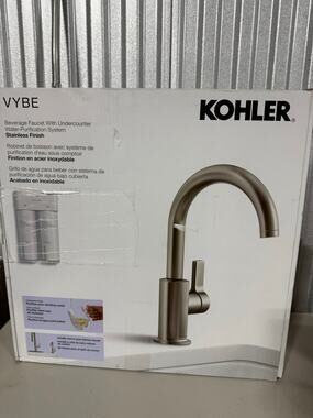 Kohler Vybe Beverage Faucet with Undercounter Water Purification System